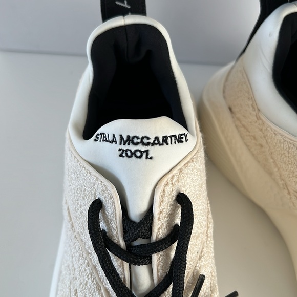 NWT NIB new Stella McCartney Eclypse sneaker trainer white ecru Size IT 40 US 10 - Picture 8 of 14